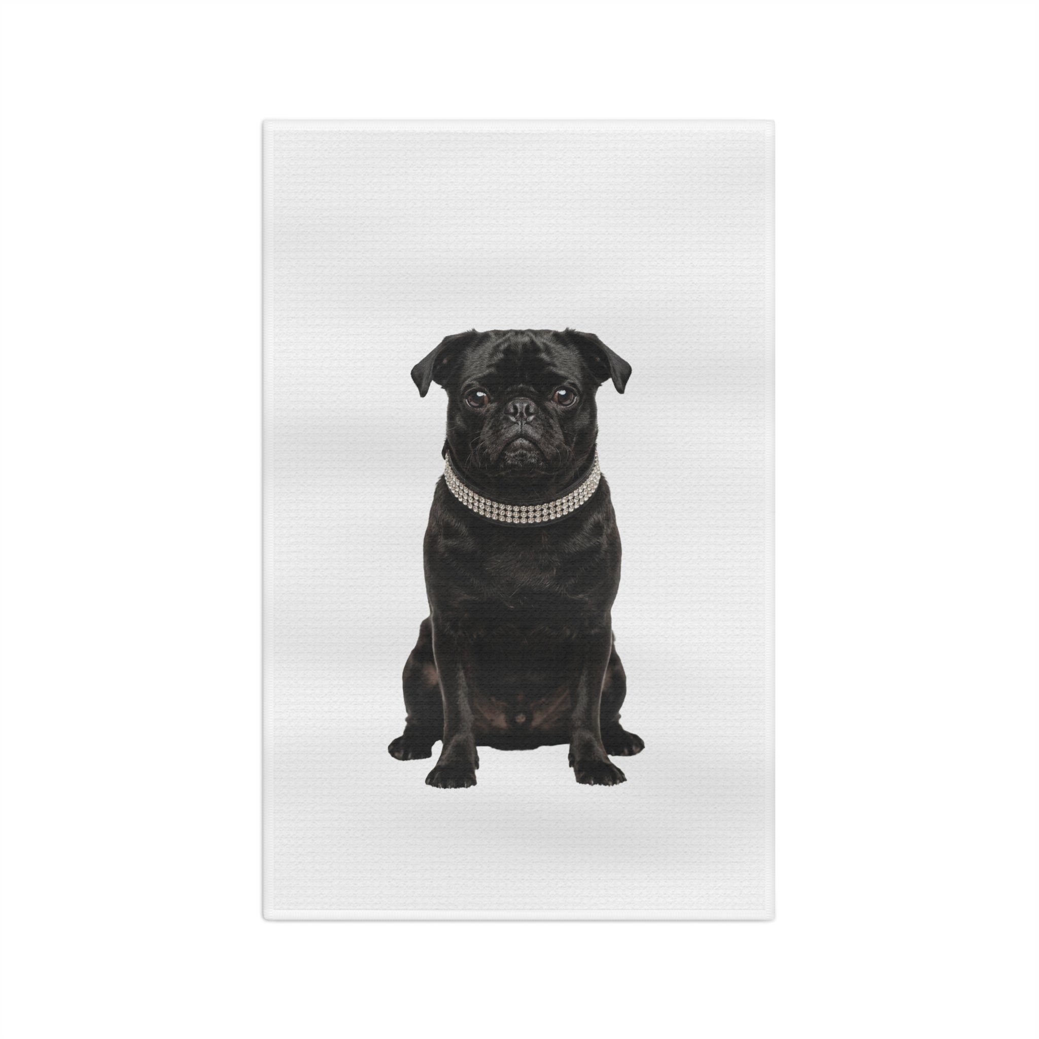 Pug - Microfiber Tea Towel
