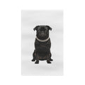Pug with Diamond Necklace - Tea Towel