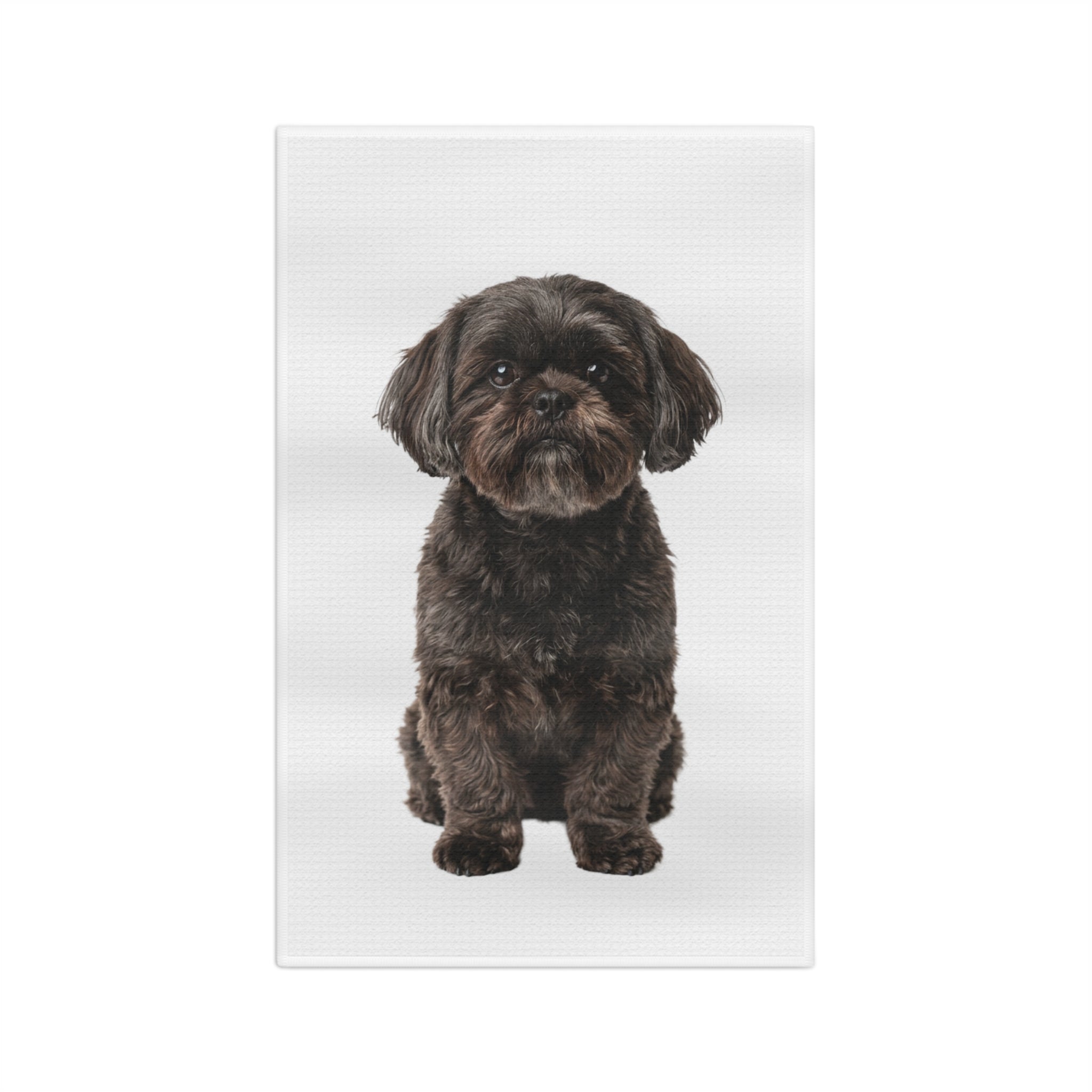 Shih Tzu Black - Colour Tea Towel