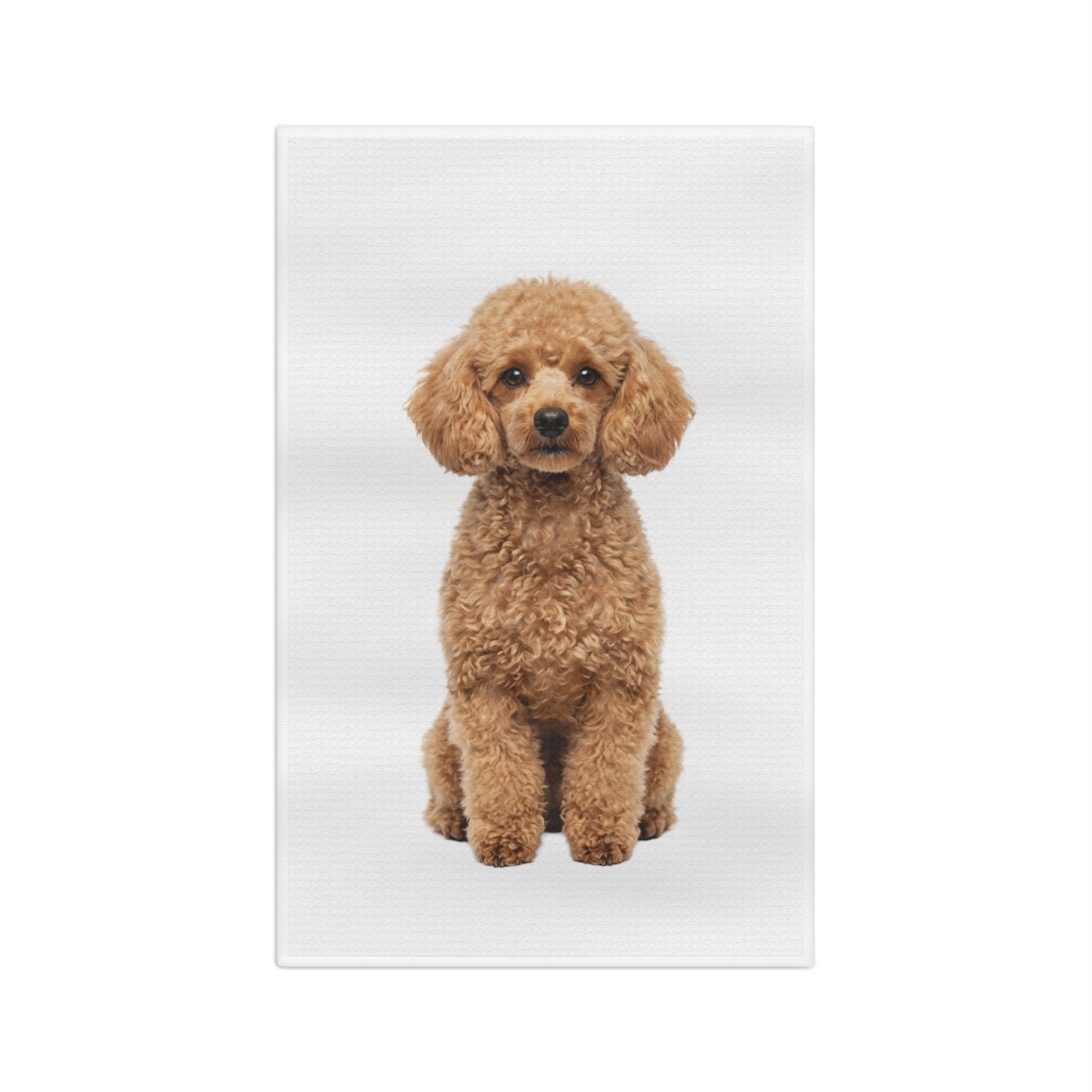 Miniature Poodle- Microfiber Tea Towel