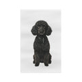 Miniature Poodle Black - Microfiber Tea Towel
