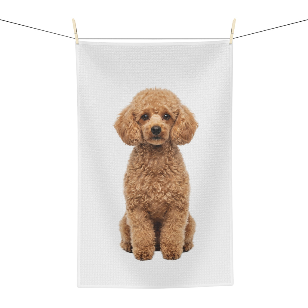 Miniature Poodle- Microfiber Tea Towel