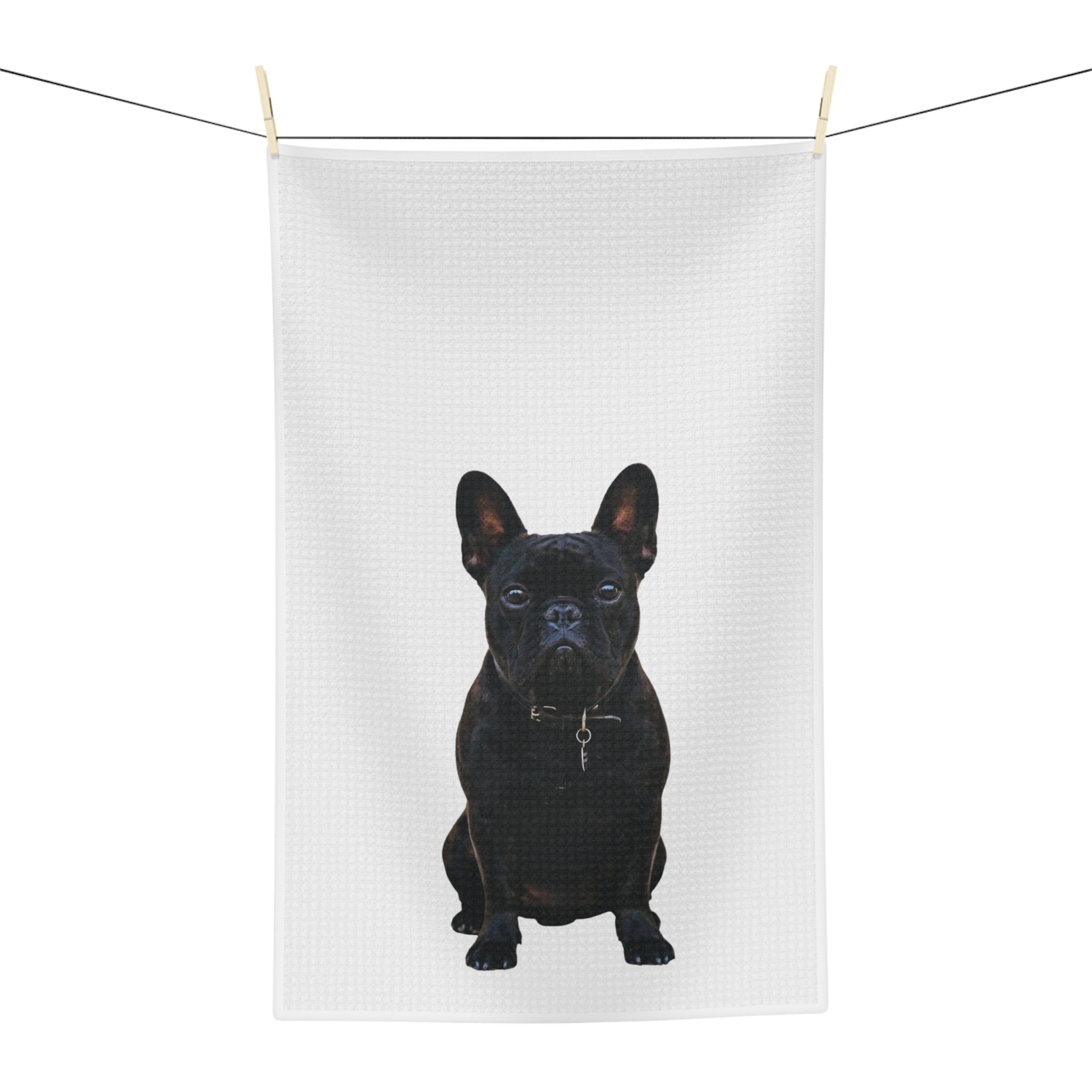 French Bulldog - Microfiber Tea Towel