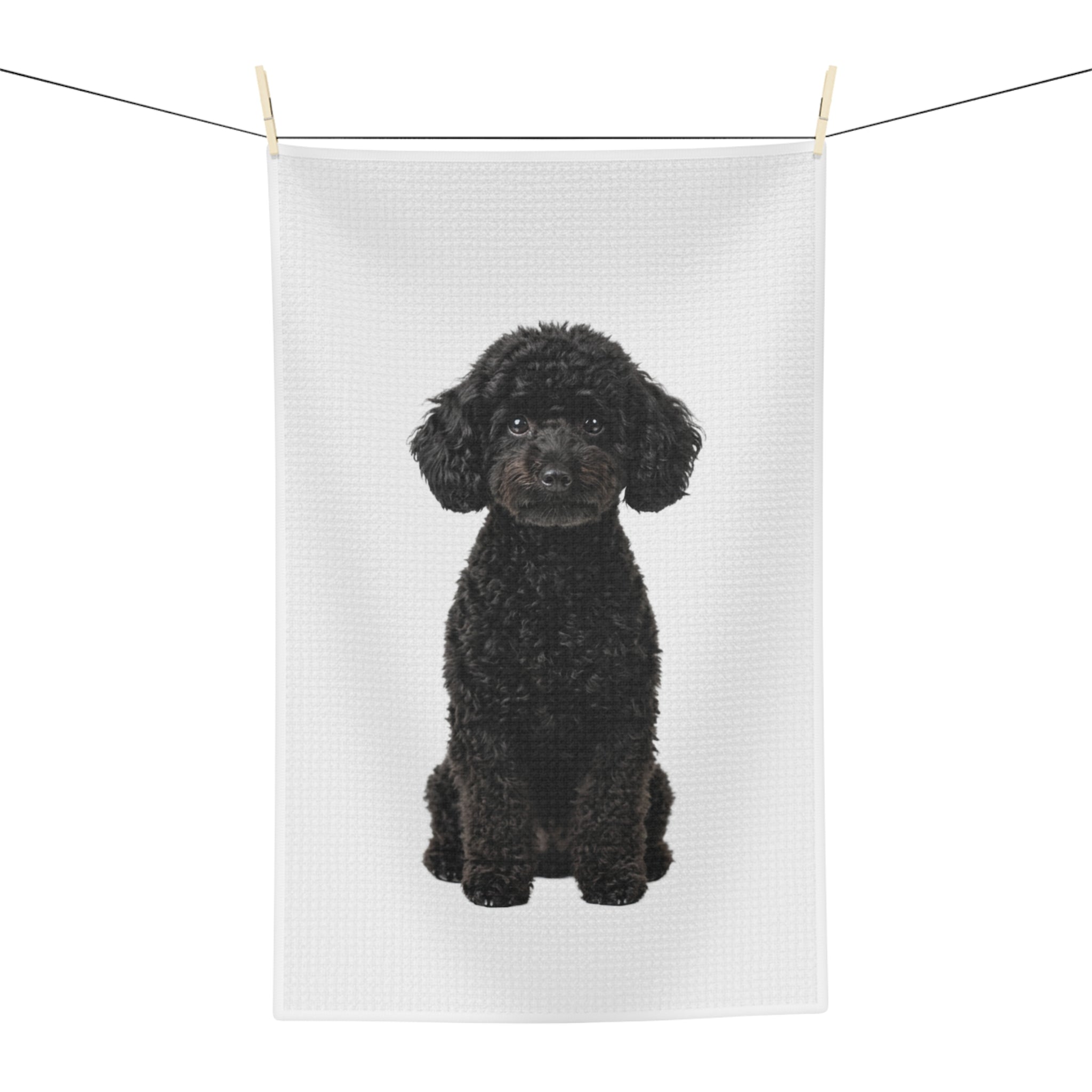 Toy Poodle - Microfiber Tea Towel