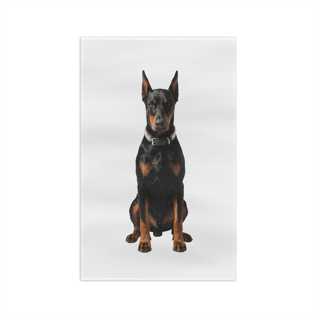 Doberman - Colour Tea Towel