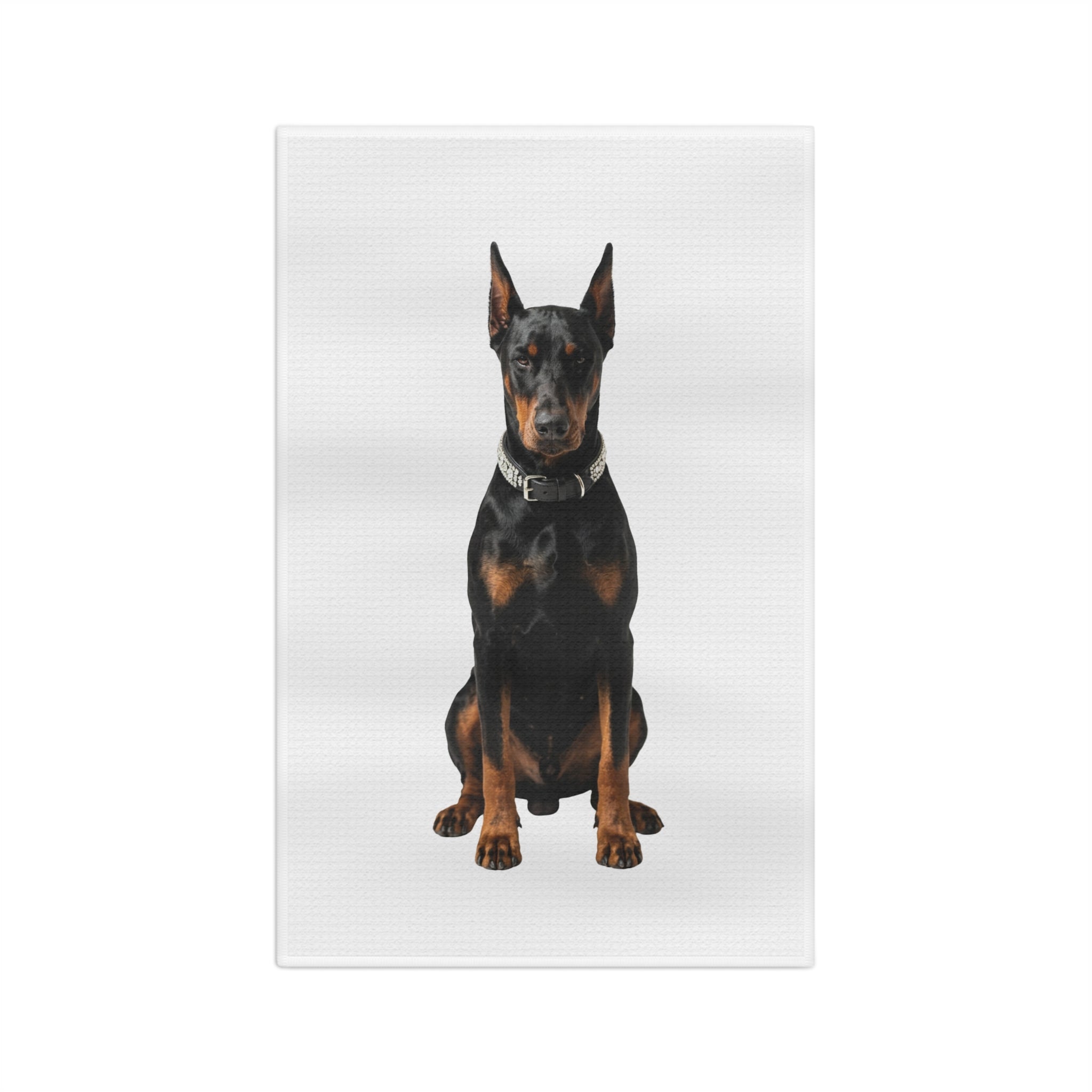 Doberman - Colour Tea Towel