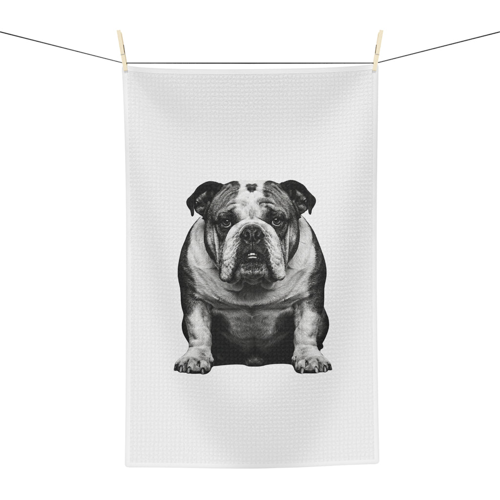 English Bulldog - Microfiber Tea Towel