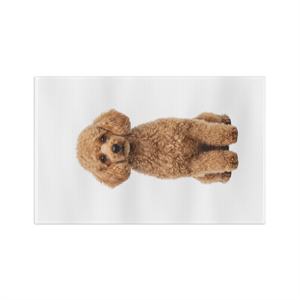 Miniature Poodle- Microfiber Tea Towel