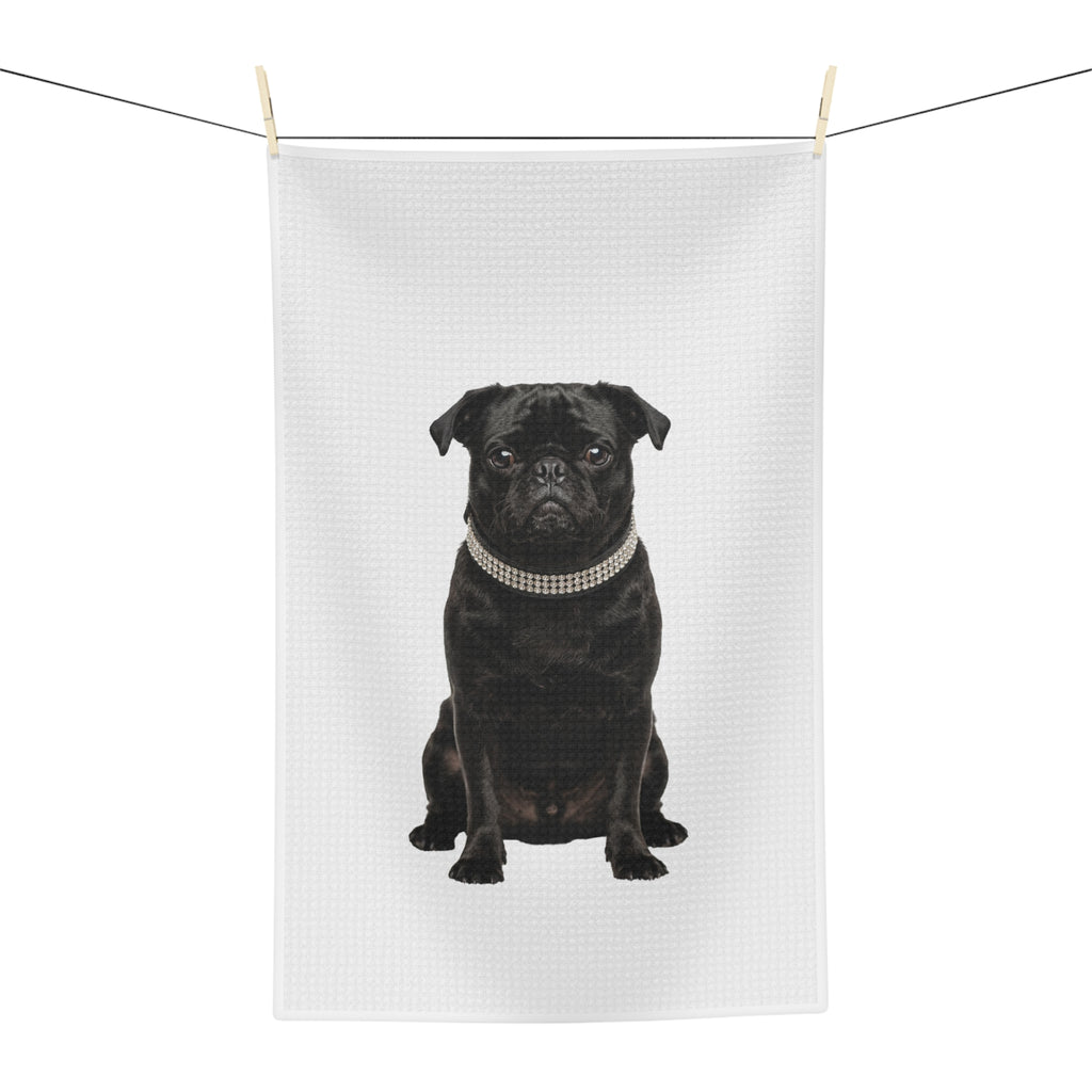 Pug - Microfiber Tea Towel